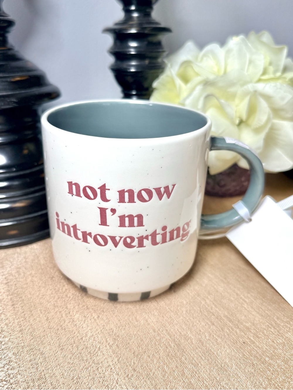 New NOT NOW I’M INTROVERTING Ceramic Mug